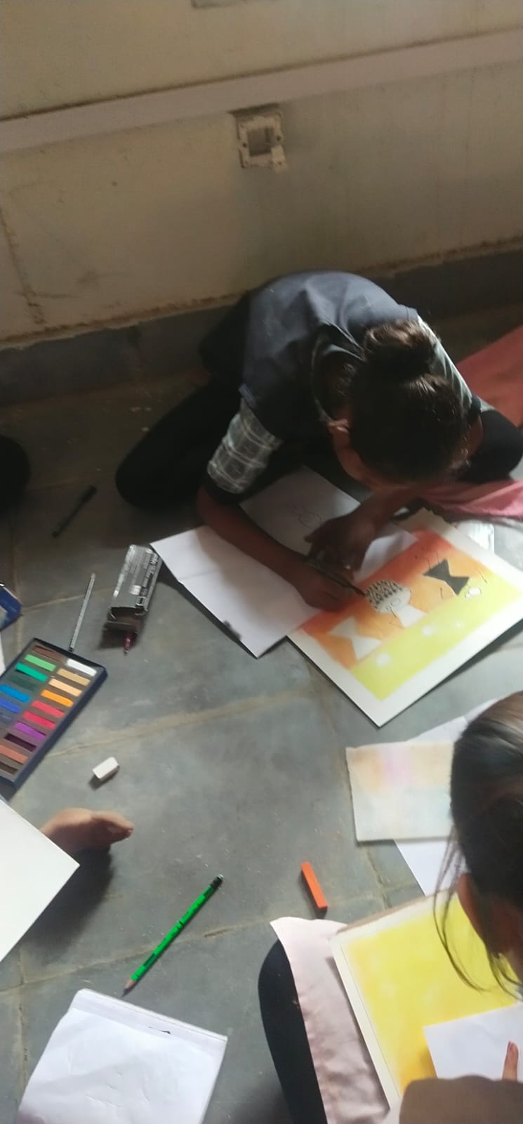 poster making and painting