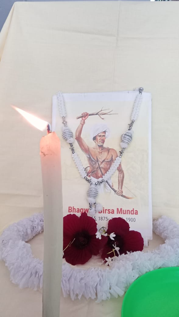 Observation of Bhagwan Birsa Munda birthday.