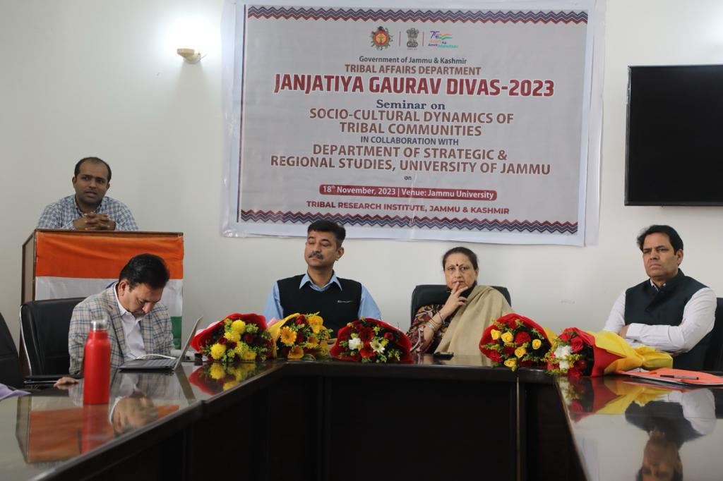 Seminar on Socio-Cultural Dynamics of Tribal Communities as part of the Janjatiya Gourav Saptah celebrations