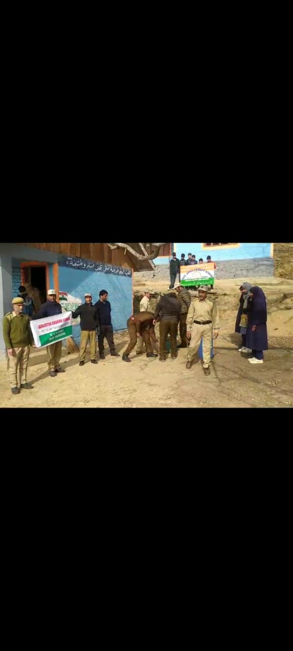 Cleanliness cum Plastic free drive hald at Magam Nursery and Govt. Upper Primary School Khanpora Magam