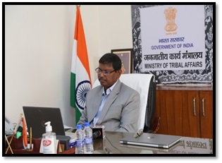 Ministry of Tribal Affairs Union Minister, Shri Arjun Munda, interacted with EMRS students of Jharkhand.